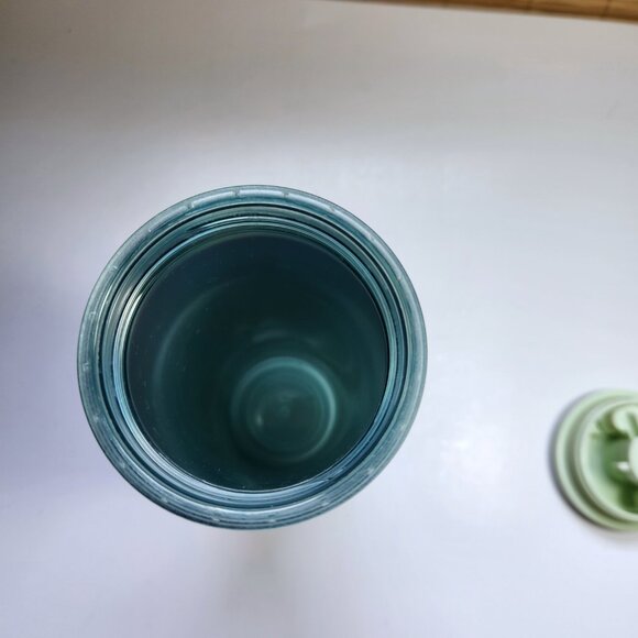 Starbucks 2021 Tumbler Mint Frosted Ribbon 16oz Grande Travel Mug Cup Cold Hot - Picture 7 of 8